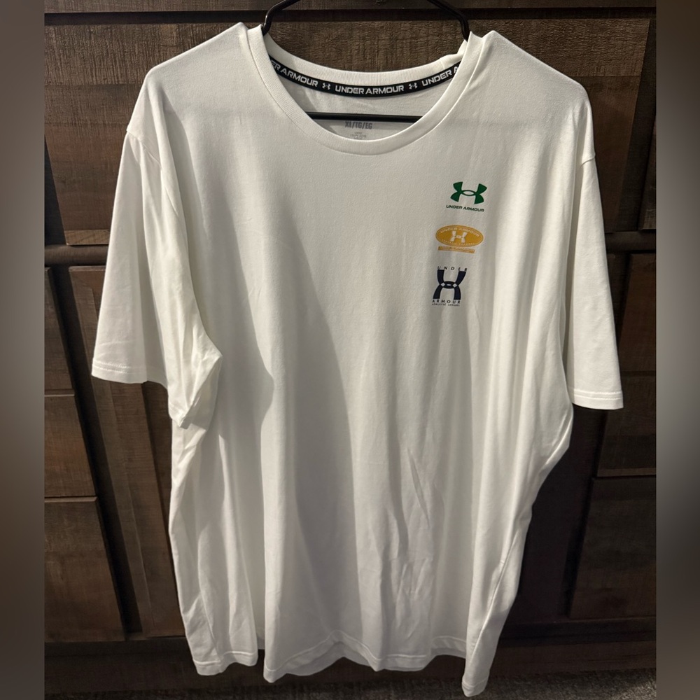Men’s Under Armour White Short Sleeve Tee